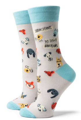 Women's “My Dog & I Have Plans” Socks