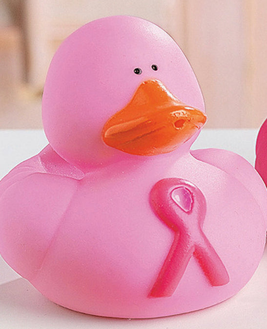 Pink Ribbon/Breast Cancer Awareness Rubber  Duckies - Jilly's Socks 'n Such