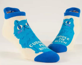 “Cuddle me bitch” Sneaker Sock s/m