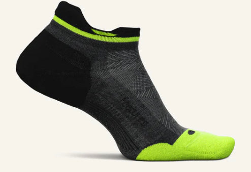 Elite Max cushion no show socks by Feetures- “Midnight Neon” - Jilly's Socks 'n Such