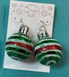 Holiday Ornament Earrings - Jilly's Socks 'n Such