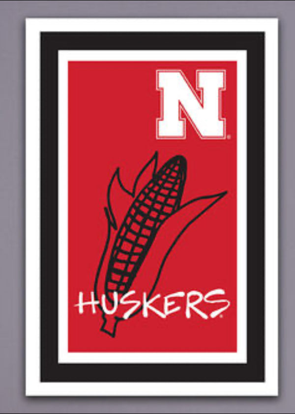 Flag pole for Husker garden art flag - Jilly's Socks 'n Such