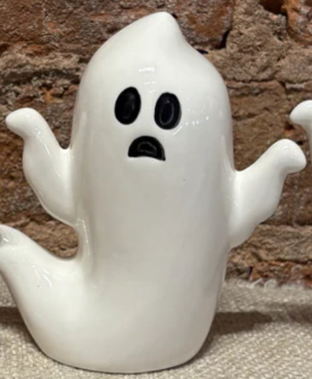 4.5” Ceramic Sitabout Ghosts-3 styles - Jilly's Socks 'n Such