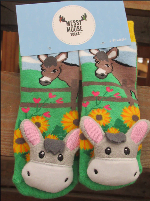 Messy moose socks