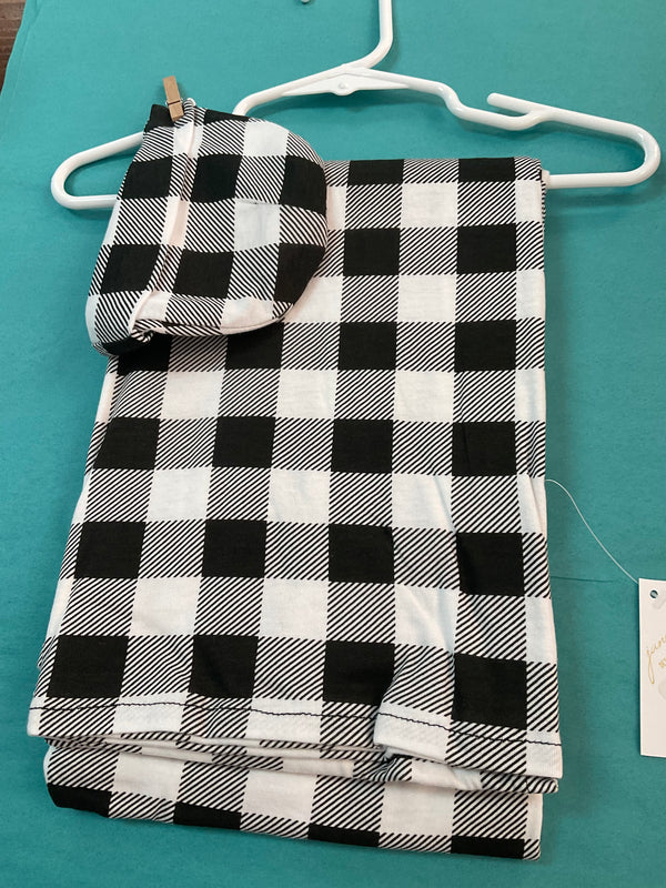 Swaddle and Beanie Set from Jane Marie - Jilly's Socks 'n Such