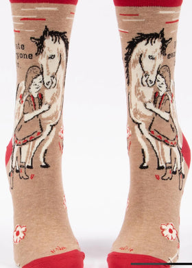 Women’s “I hate everyone too” Socks
