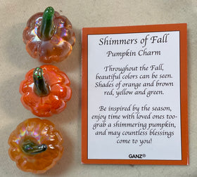 Shimmers of Fall Pumpkin Pocket Charm