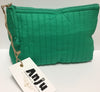 Aviva Collection – Quilted Solid Cotton Travel Pouch by Anju