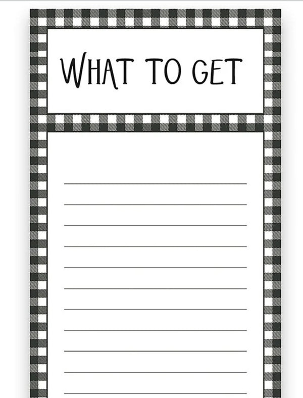 “What to Get” Notepad Tablet