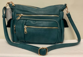 Jen & Co- “Nicole” zippered crossbody-3 colors