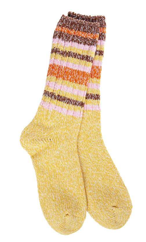 Women's World's Softest Socks - Honey Stripe - Jilly's Socks 'n Such