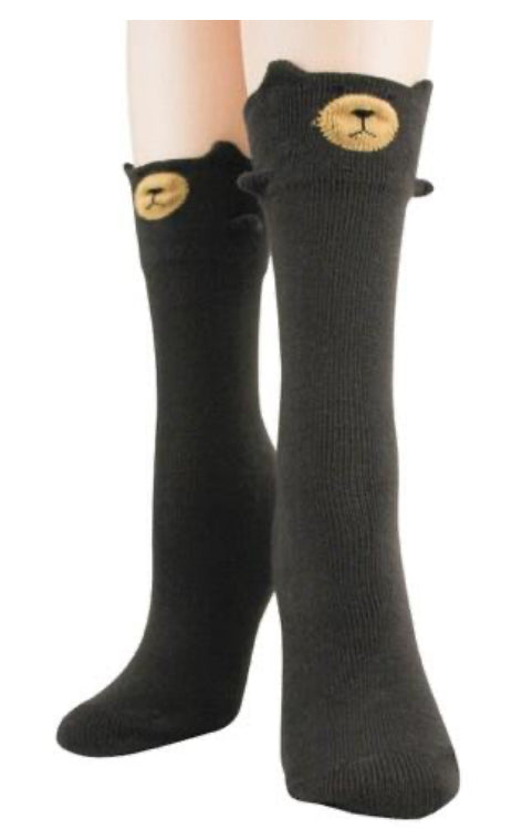 Women’s 3D Bear Socks - Jilly's Socks 'n Such