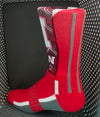 Nebraska ‘N’ phonon curve-zubaz zoom Socks - Jilly's Socks 'n Such