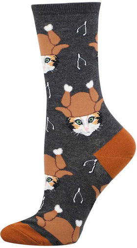 Women’s Thanksgiving Cat Sock