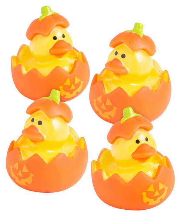Mini Jack-O-Latern Rubber  Duckies (small) - Jilly's Socks 'n Such