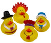 Thanksgiving Rubber  Duckies - Jilly's Socks 'n Such