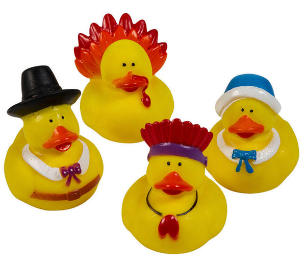 Thanksgiving Rubber  Duckies - Jilly's Socks 'n Such