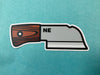 Nebraska stickers - Jilly's Socks 'n Such