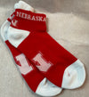 Nebraska Footie Socks , donegal bay - Jilly's Socks 'n Such