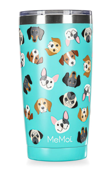 THERMAL INSULATED STAINLESS STEEL DOGS 20 OZ COFFEE TUMBLER - Jilly's Socks 'n Such