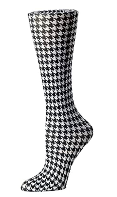 Compression Socks- Houndstooth - Jilly's Socks 'n Such
