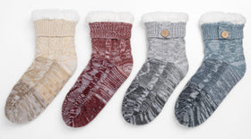 Sole Envy Ombré Slipper Socks- 4 colors