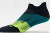 Elite Light Cushion no show socks by Feetures “Bust Out Black”