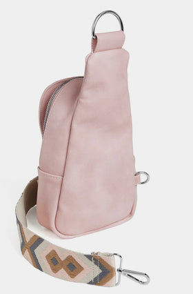 Rhea Crossbody-Dusty Pink