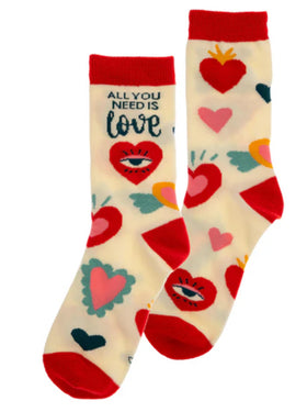 Women’s Karma socks-“All You Need Is Love”
