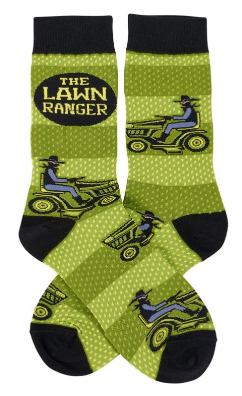 The Lawn Ranger Socks - One Size - Jilly's Socks 'n Such