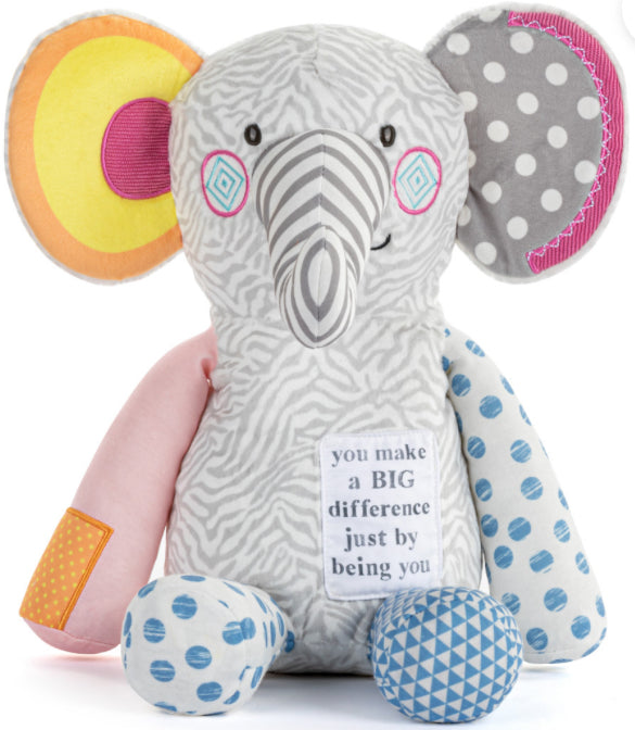 Noah’s Ark Plush Elephant - Jilly's Socks 'n Such