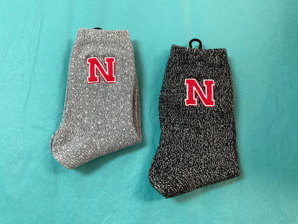 Donegal Bay Nebraska Women’s Lounge Socks - Jilly's Socks 'n Such