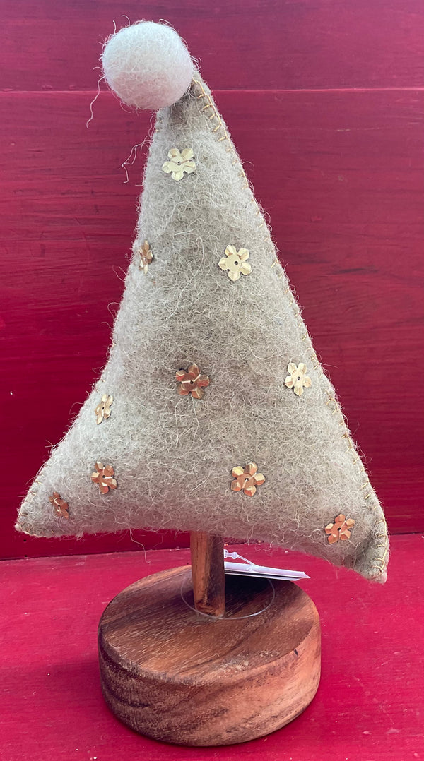 Wool Felt Christmas Tree - 4 designs - Jilly's Socks 'n Such