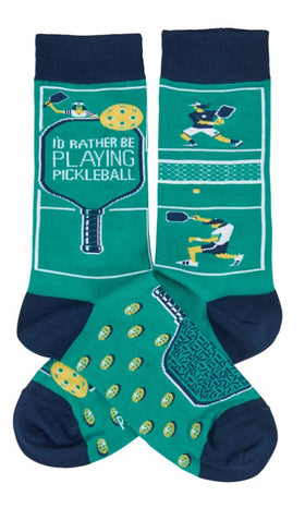 I’d Rather be Playing Pickleball Socks - One Size