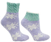 Blizzard Blues - 2 Pair Double Layer Socks, Infused with Neroli and Shea Butter- 3 color combos