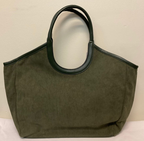Jen & Co “Piper” large corduroy tote - Jilly's Socks 'n Such