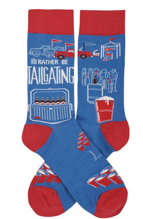 I’d Rather Be Tailgating Socks - One Size