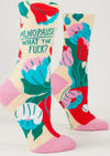 Women’s “Menopause What the Fuck” Socks - Jilly's Socks 'n Such