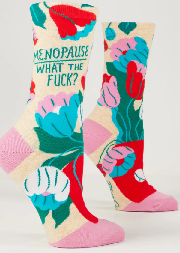 Women’s “Menopause What the Fuck” Socks - Jilly's Socks 'n Such