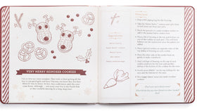 Mrs. Claus 12 Days of Cookies Countdown Recipe Book - 8x8in