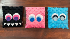 Fuzzy Boo Boo Monster Bags
