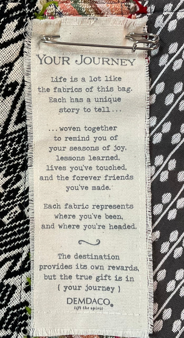 Your Journey Muticolor Adjustable Crossbody by Demdaco - Jilly's Socks 'n Such