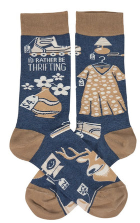 I’d Rather be Thrifting Socks - One Size