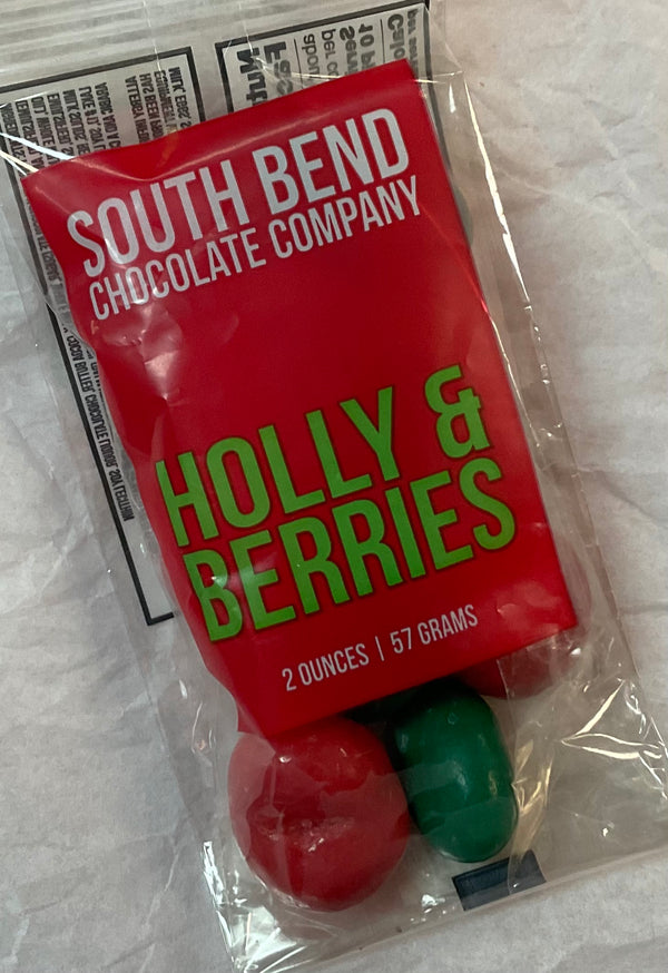 South Bend Chocolate Factory-Holly & Berries mini