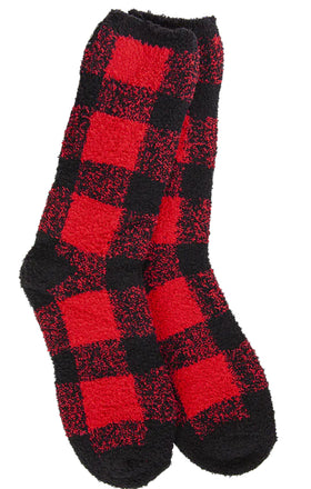 Women’s World’s Softest Socks- Buffalo Plaid