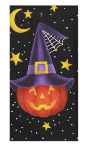 Pumpkin Witchn kitchen towel