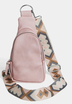 Rhea Crossbody-Dusty Pink