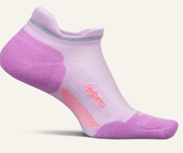 Elite Max cushion no show tab socks by Feetures- “Orchid Sunset”