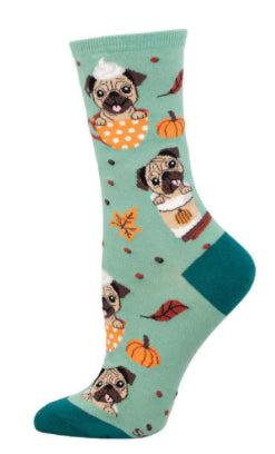 Women’s “Pugkin Spice Latte” Socks