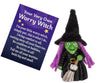 Worry Witch pocket charm with sentiment card - Jilly's Socks 'n Such
